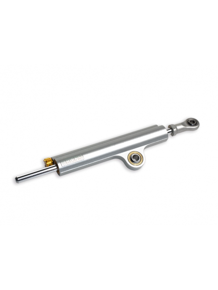 Amortiguador de dirección Öhlins ajustable.