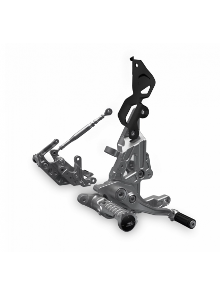 Reposapiés ajustables de aluminio para el conductor