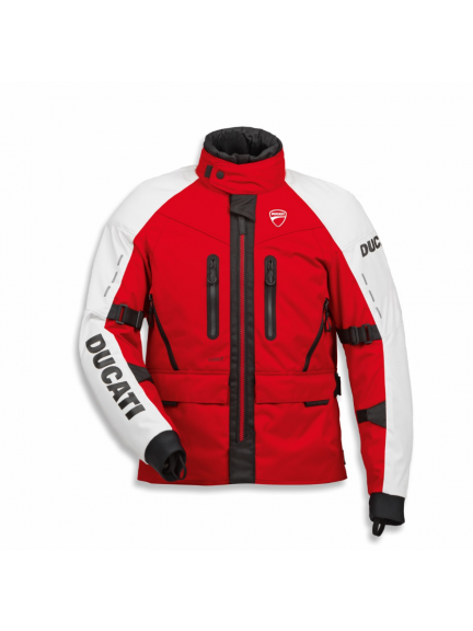 Chaqueta Tour C5, blanca y roja