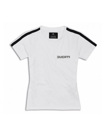 Camiseta Heritage, blanca, mujer