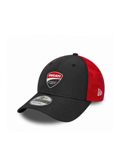 Gorra NE Corse, negra y roja