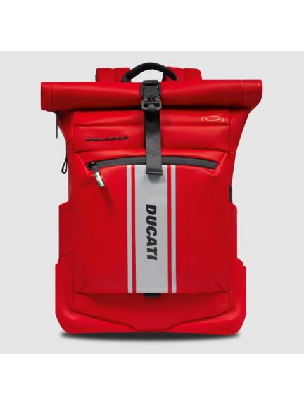 Mochila D-Piquadro Roll, roja